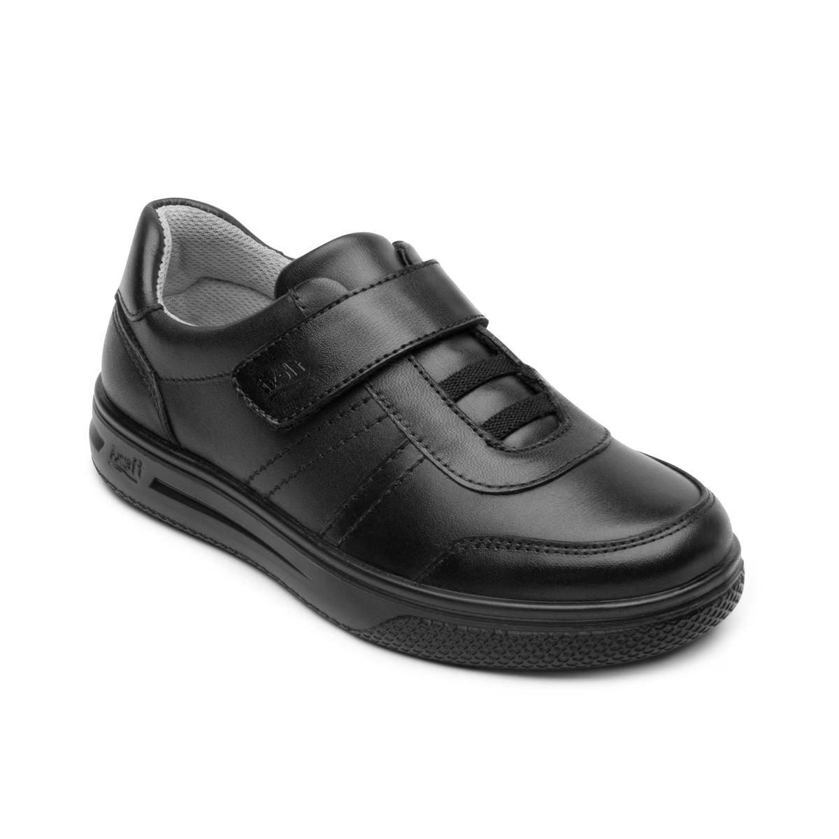 Zapatos Deportivos Zapatos Negros Escolares Tenis Escolar Flexi