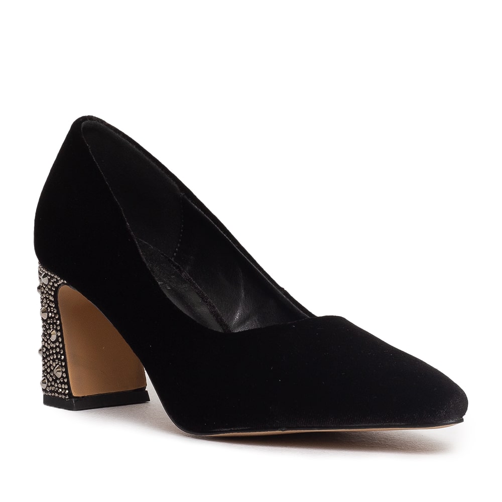 Tacón de dama con pedrería 2413029NGD – arantzamx