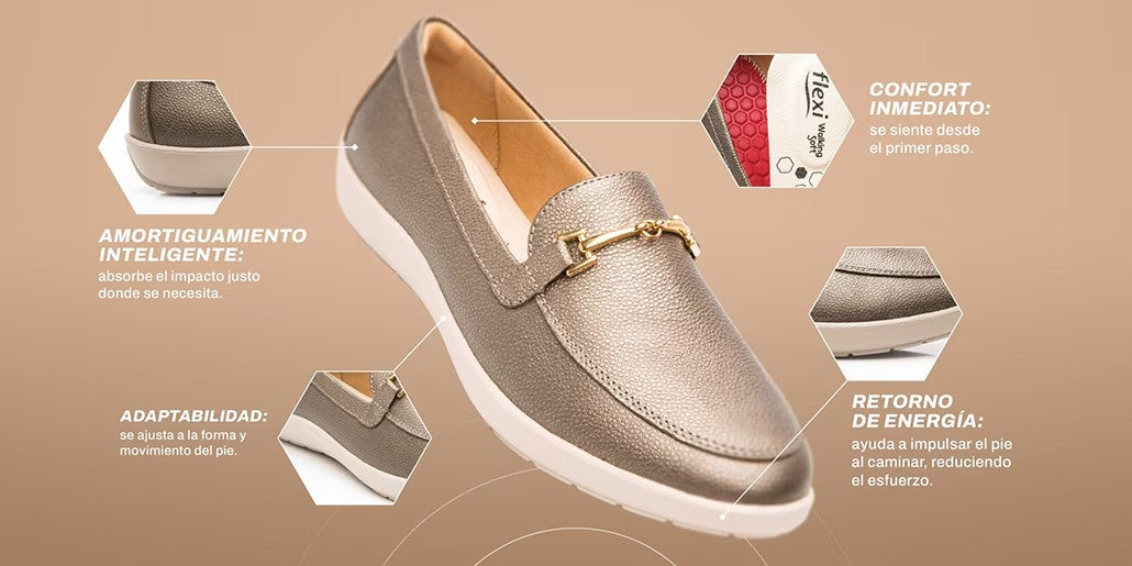 Calzado Confort Flexi Oro Viejo 101908