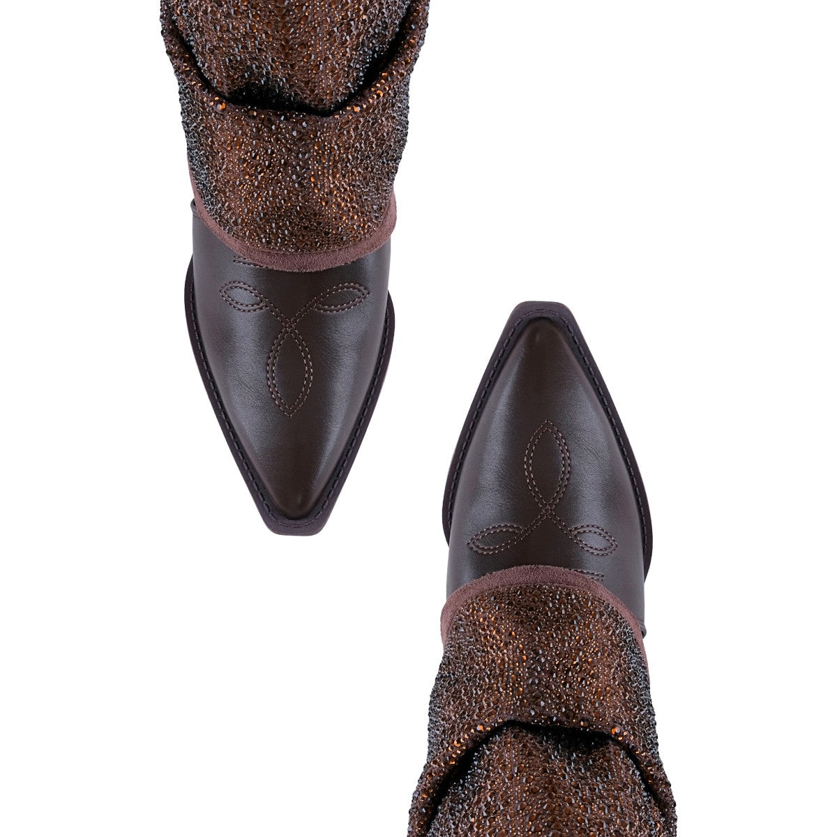 Bota de mujer con brillos estilo western