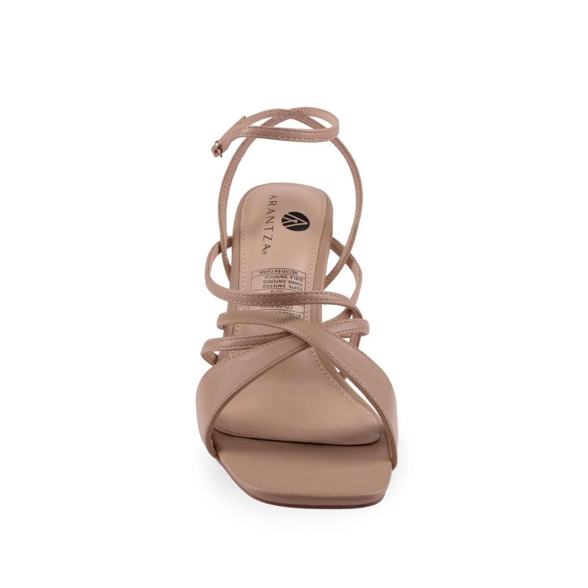 Sandalia de tacon Beige 2538002BGD