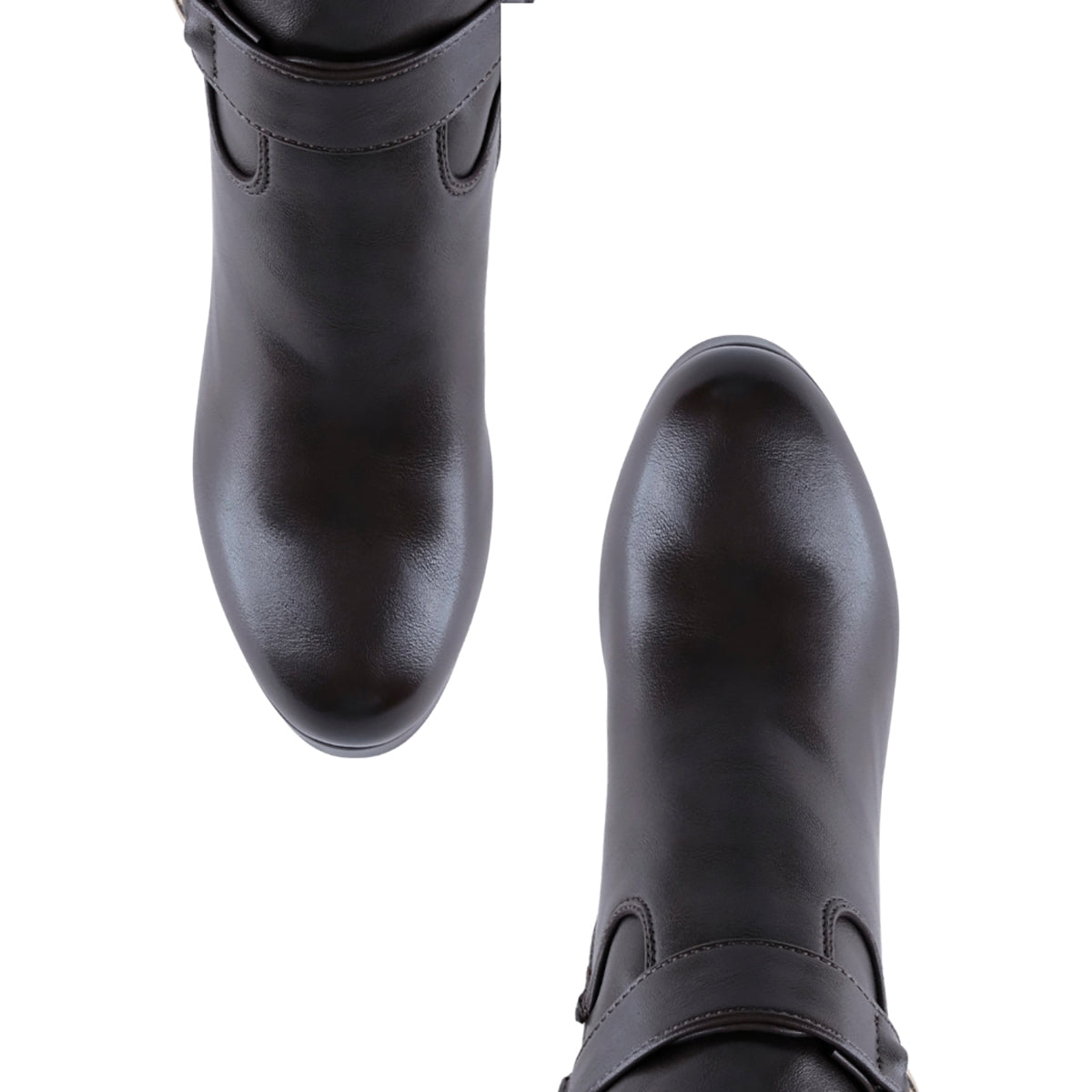 Bota Alta para Mujer con Tacón y Herraje 469201