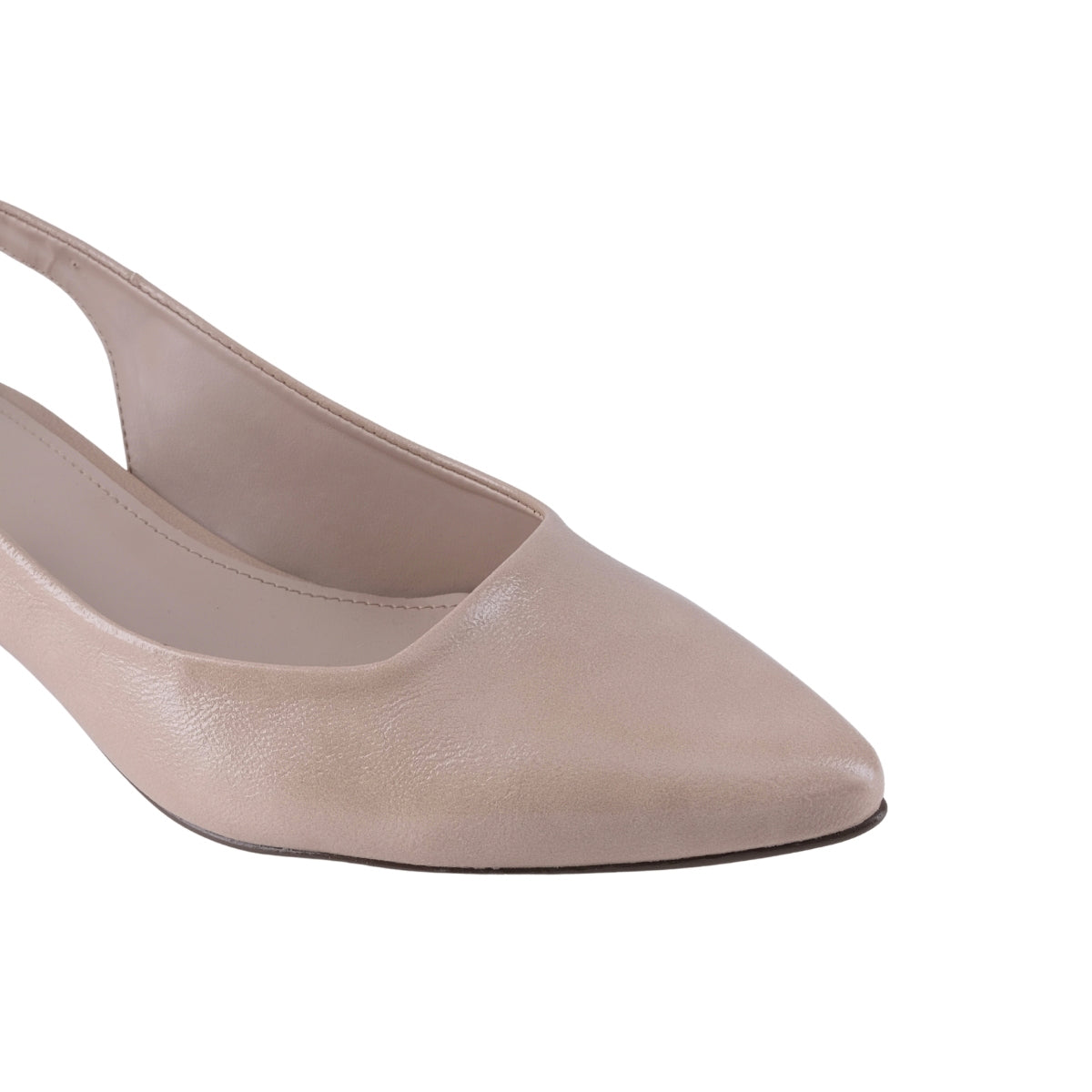 Zapatilla Mujer Tacón Bajo Negro Slingback 362501