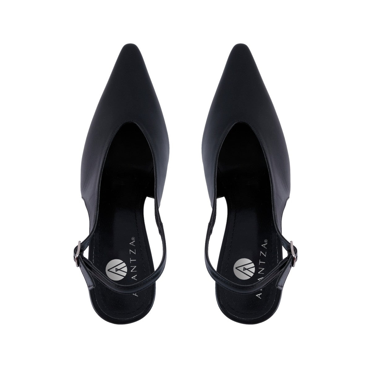 Tacones Ceerrados Slingback Aguja Mujer 83405