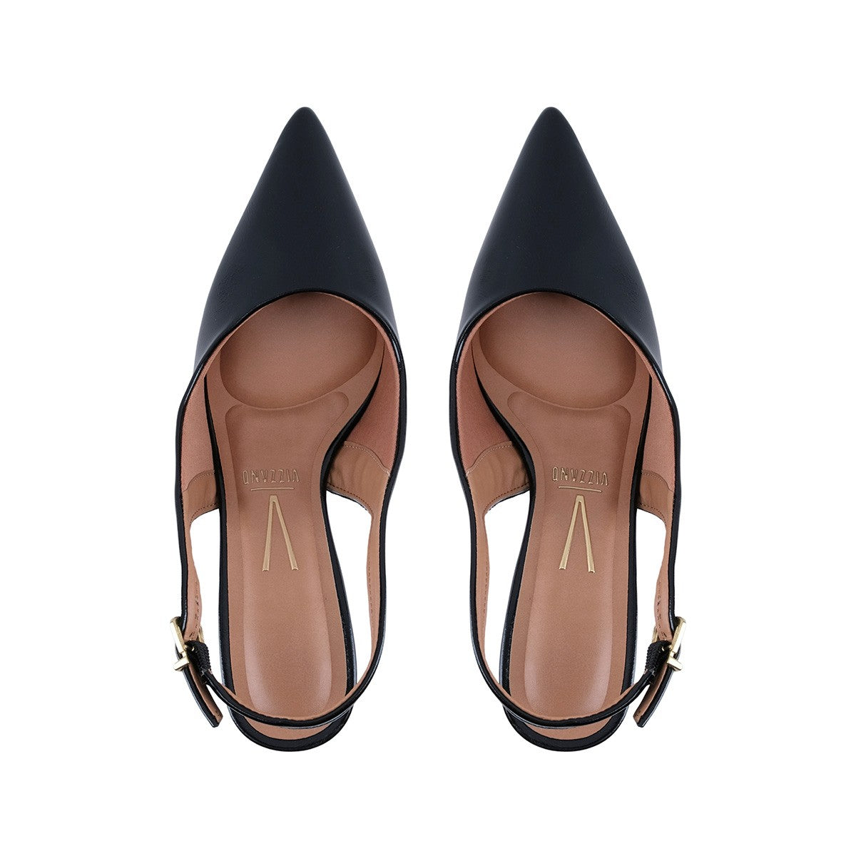 Zapatillas Negras de Cuña para Mujerb Vizzano 1483101
