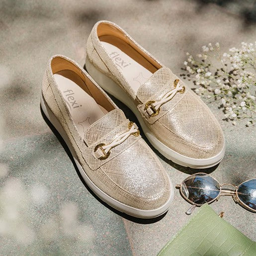 Flats casual con herraje para mujer Flexi 126706