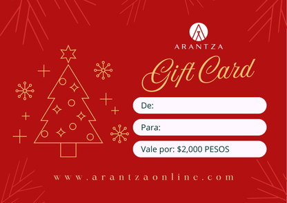 Gift Card $2,000 pesos