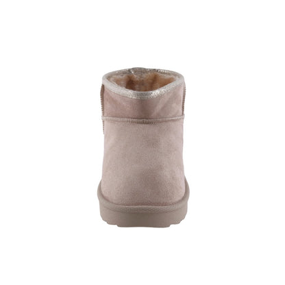 Botines Camel Forro Peluche Mujer 25030