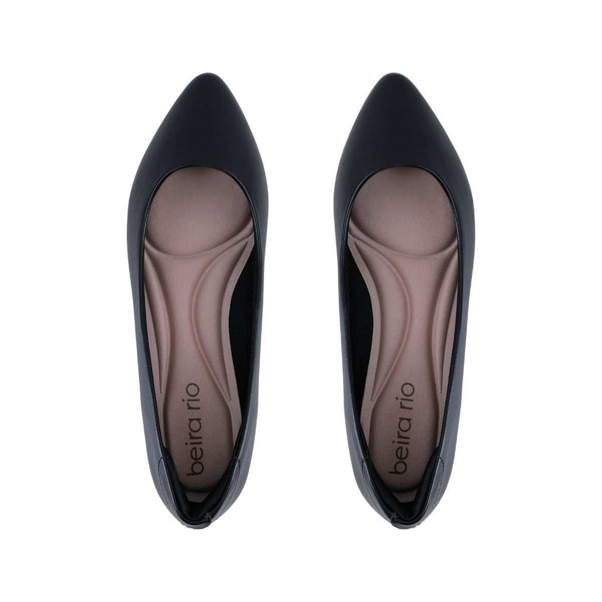 Flat casual negro para uso diario y trabajo
