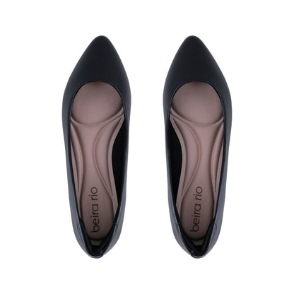 Flat casual negro para uso diario y trabajo
