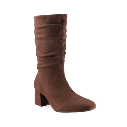 Bota Beira Rio camel para mujer tipo gamuza