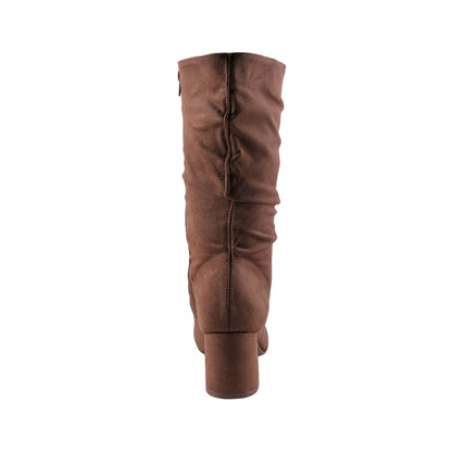 Bota Beira Rio para mujer color camel con tacón
