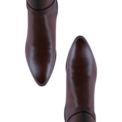 Bota Alta de Tacón Cuadrado para Mujer 933005