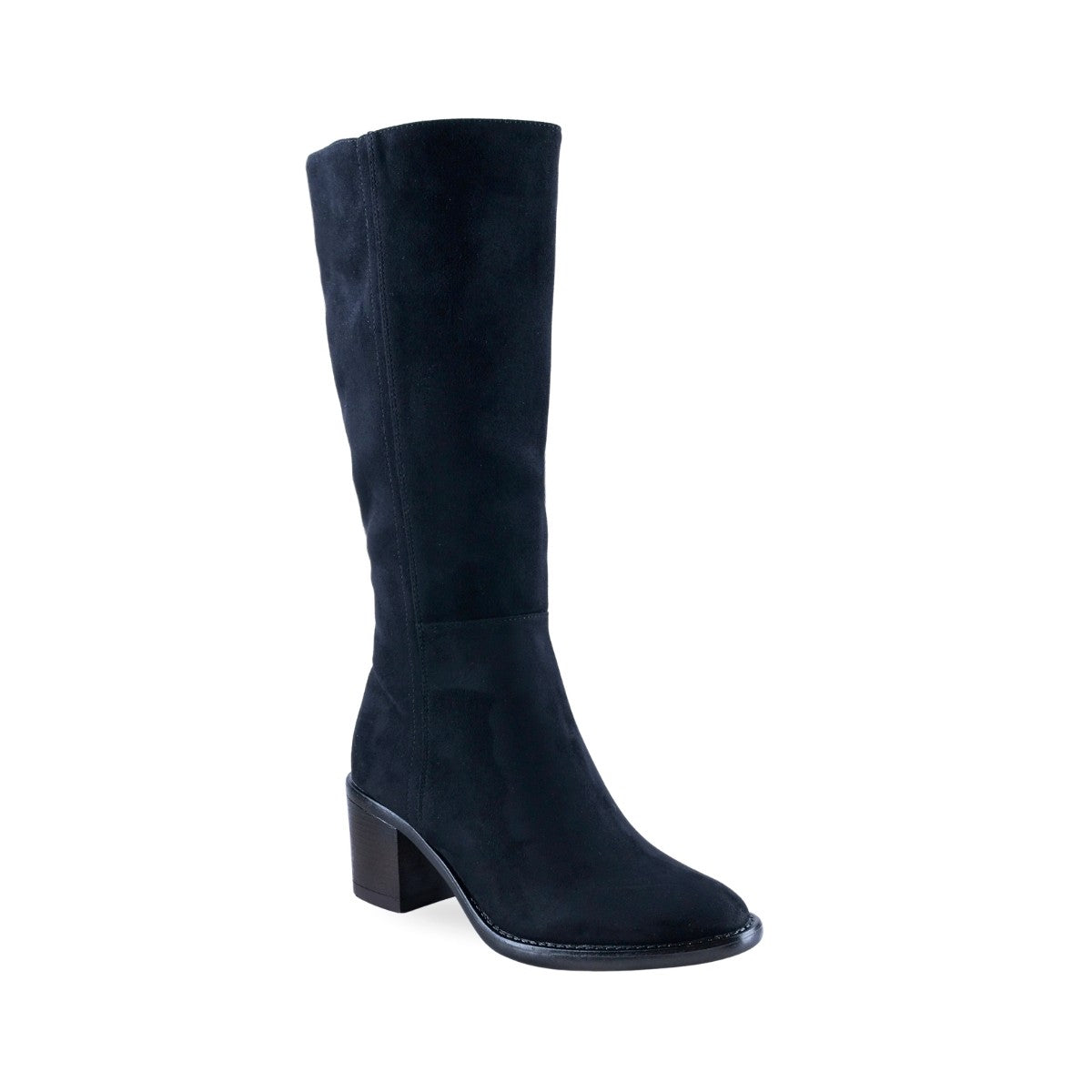 Bota alta Berlin 933306 negra de ante para mujer