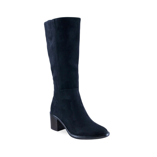 Bota alta Berlin 933306 negra de ante para mujer