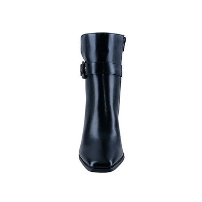 Botín elegante negro para mujer