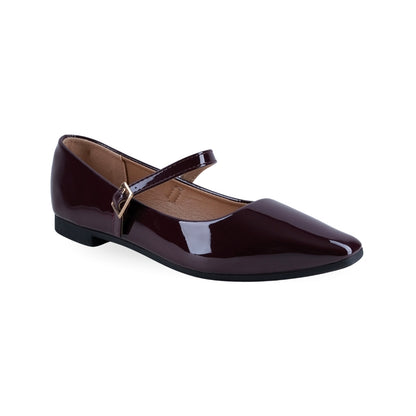 Flats Balerina Charol Mujer 934609