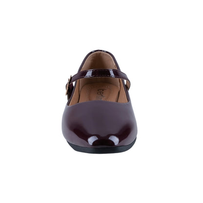 Flats Balerina Charol Mujer 934609