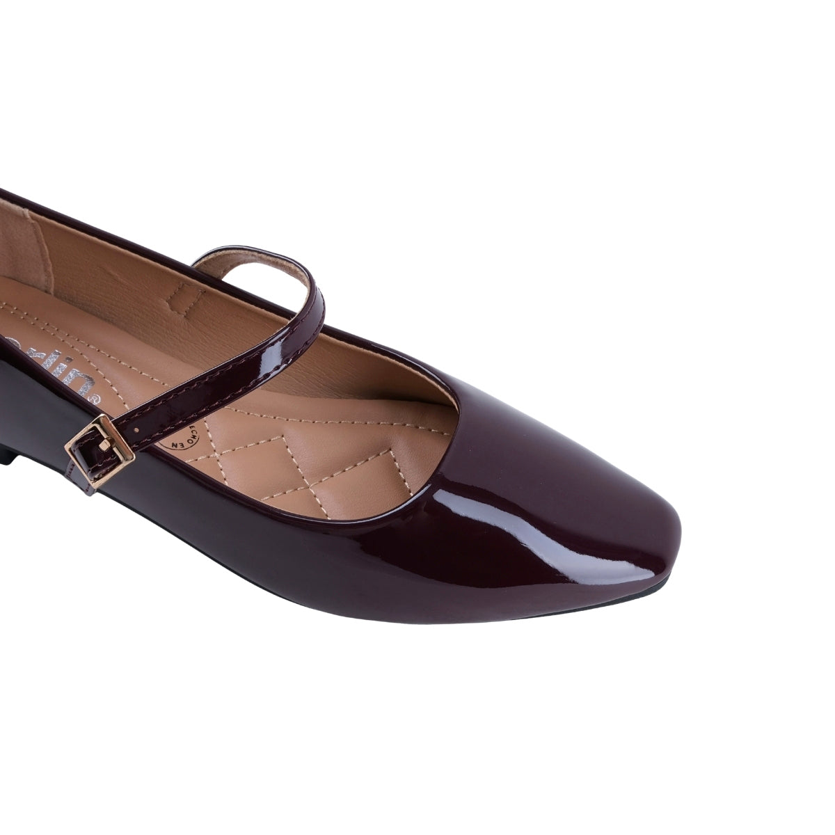 Flats Balerina Charol Mujer 934609