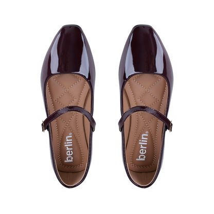 Flats Balerina Charol Mujer 934609