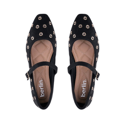 Balerina Flats para Mujer con Ojillos Metálicos 934610