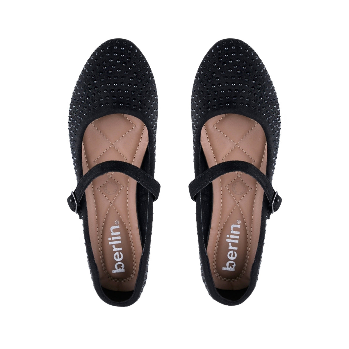 Zapato Mary Jane para mujer color negro con tacón bajo