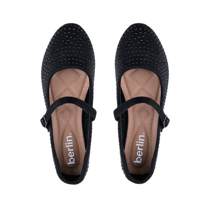 Zapato Mary Jane para mujer color negro con tacón bajo