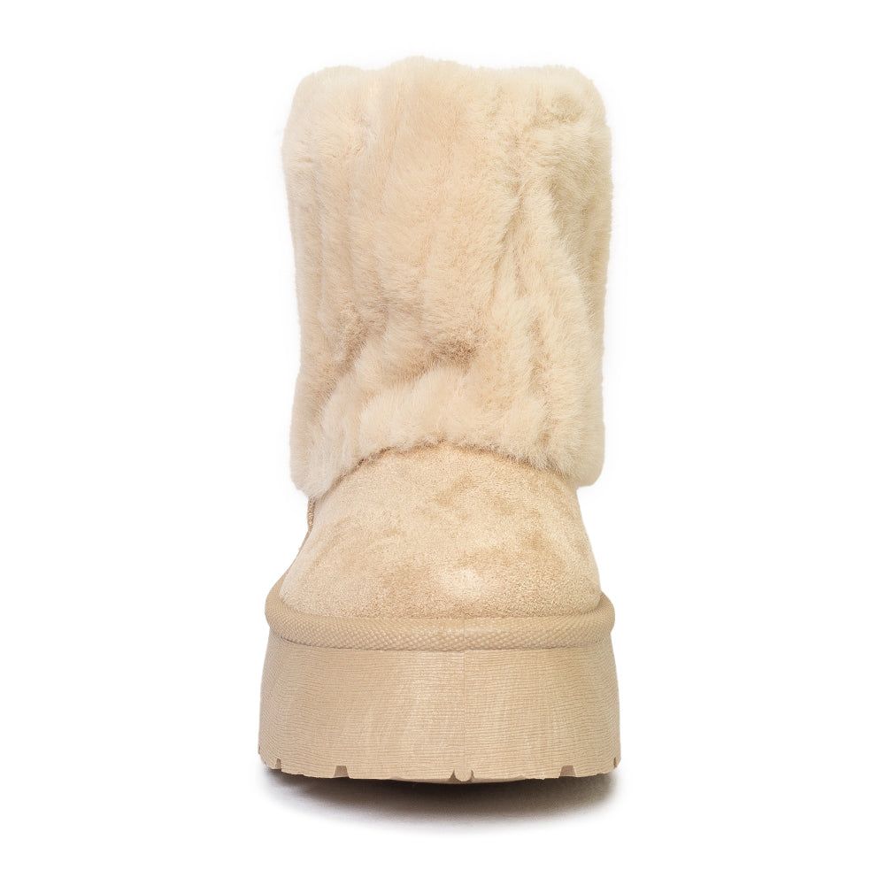 Bota BERLIN 788317 beige con peluche para mujer