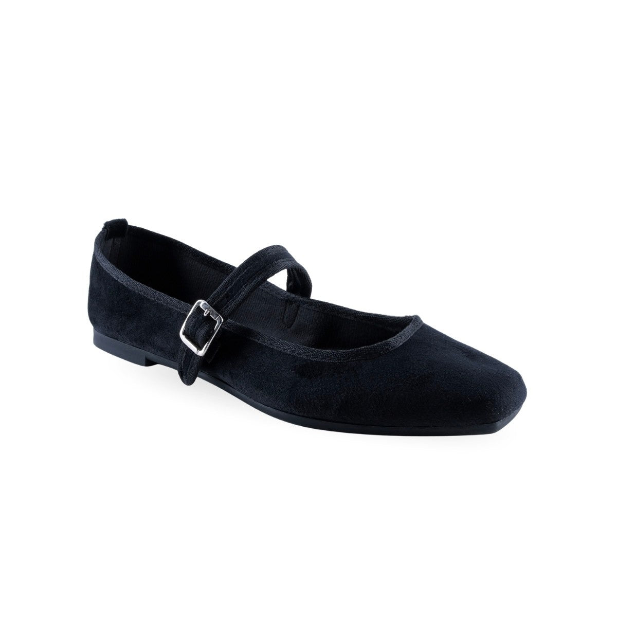 Flats Vino Correa Hebilla Mujer 69145