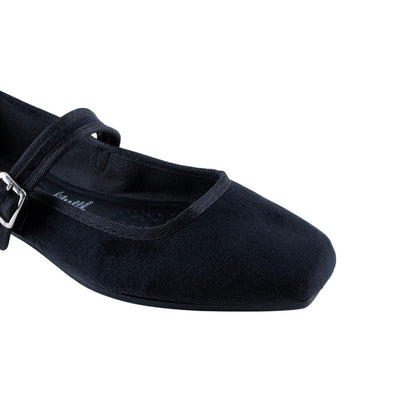 Flats Vino Correa Hebilla Mujer 69145