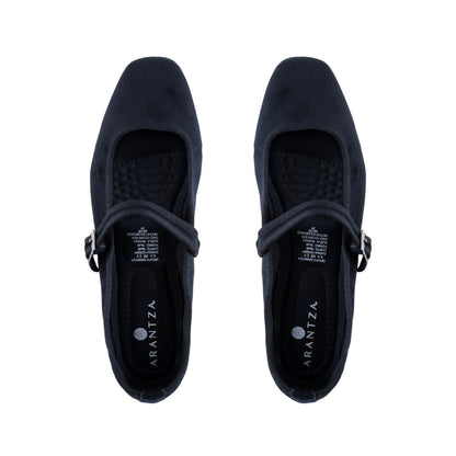 Flats Vino Correa Hebilla Mujer 69145