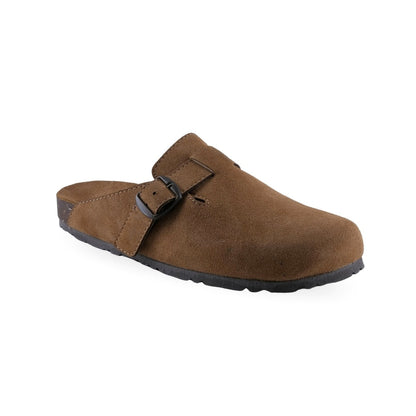 MULES Dul 71435 arena de gamuza para mujer