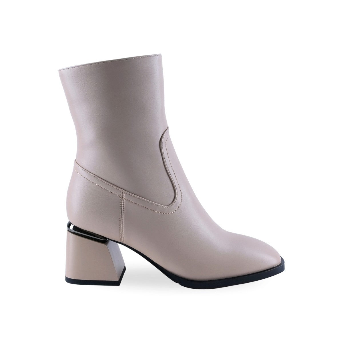 Botines Negros para Mujer con Tacón Ancho 451802