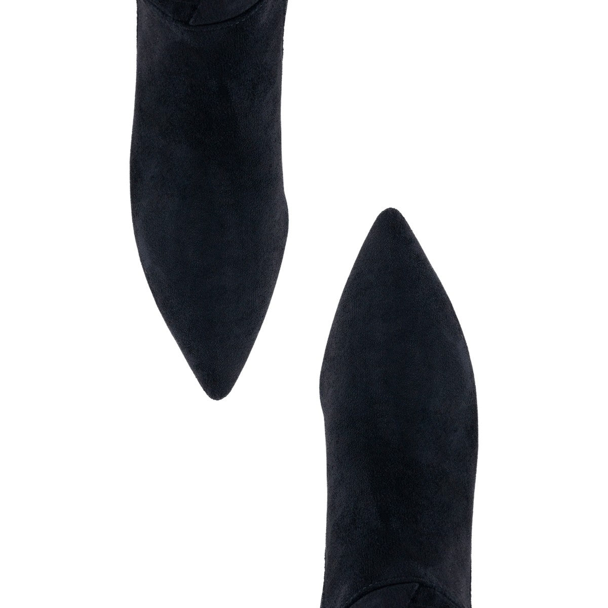 Bota alta elegante negra para mujer
