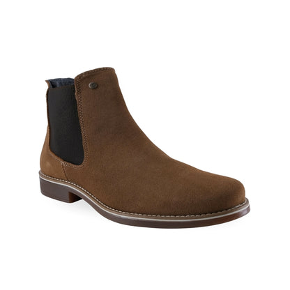 Botines Negro Piel Estilo Chelsea Hombre 3604
