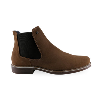 Botines Negro Piel Estilo Chelsea Hombre 3604