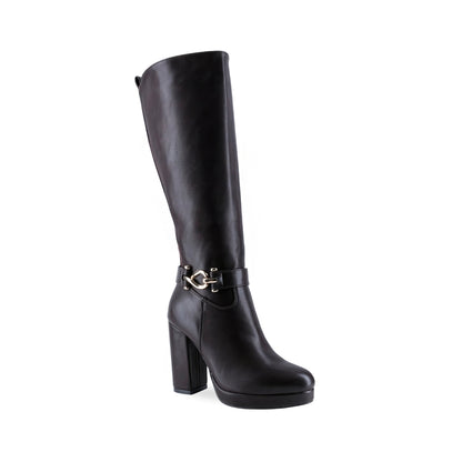 Bota Alta para Mujer con Tacón y Herraje 469201