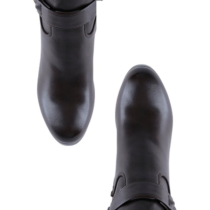 Bota Alta para Mujer con Tacón y Herraje 469201