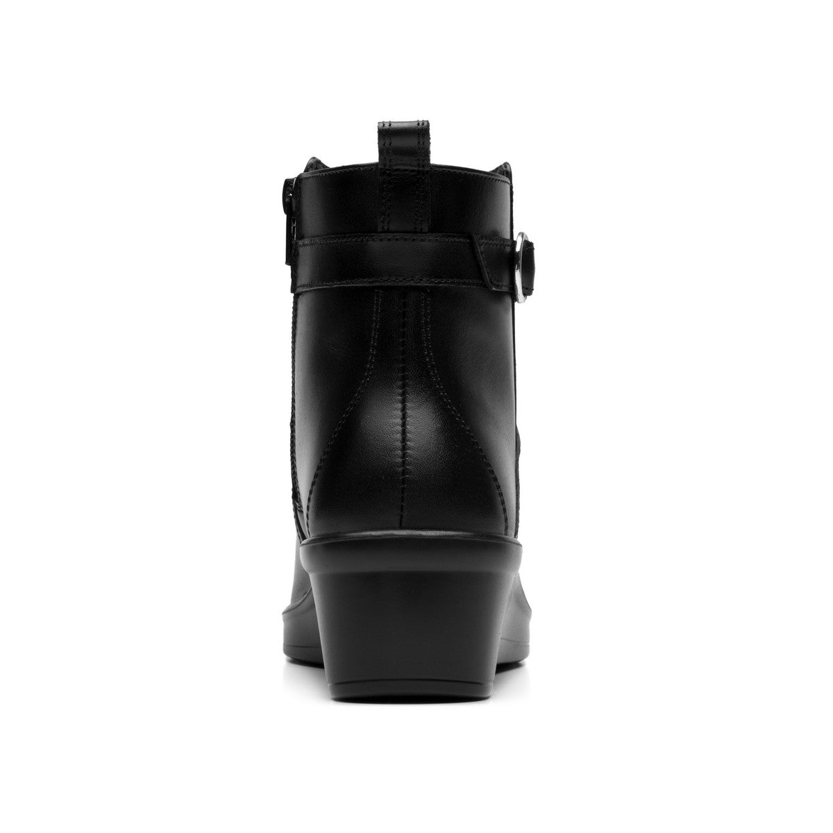 Botín de piel negro para mujer FLEXI
