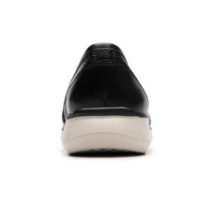 Mocasín FLEXI negro sin agujetas para mujer