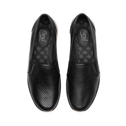 Mocasín FLEXI modelo 142901 color negro