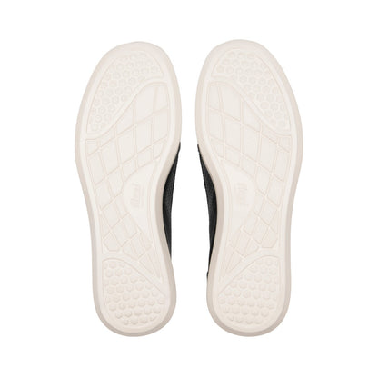 Zapato de piel perforada FLEXI negro para mujer