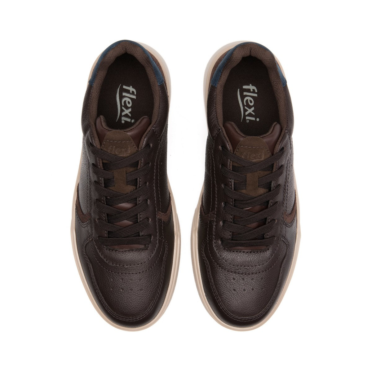 Tenis Casual 425701 de Piel para Hombre