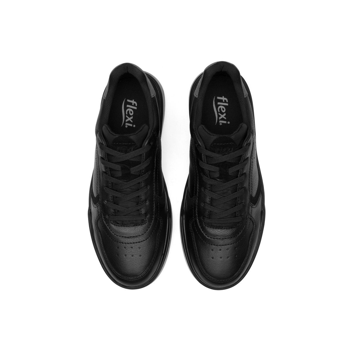 Tenis negro FLEXI de piel para uso diario