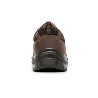 Zapato casual café con suela robusta tipo TPR