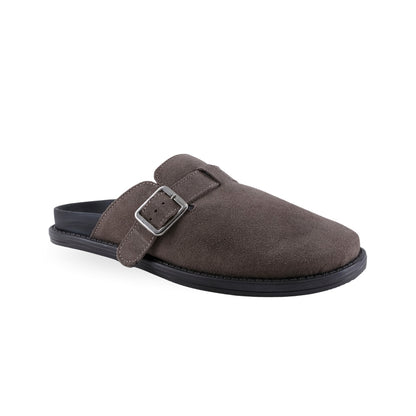 Zueco Mocasín Fabian Arenas 9012 gris de gamuza para hombre