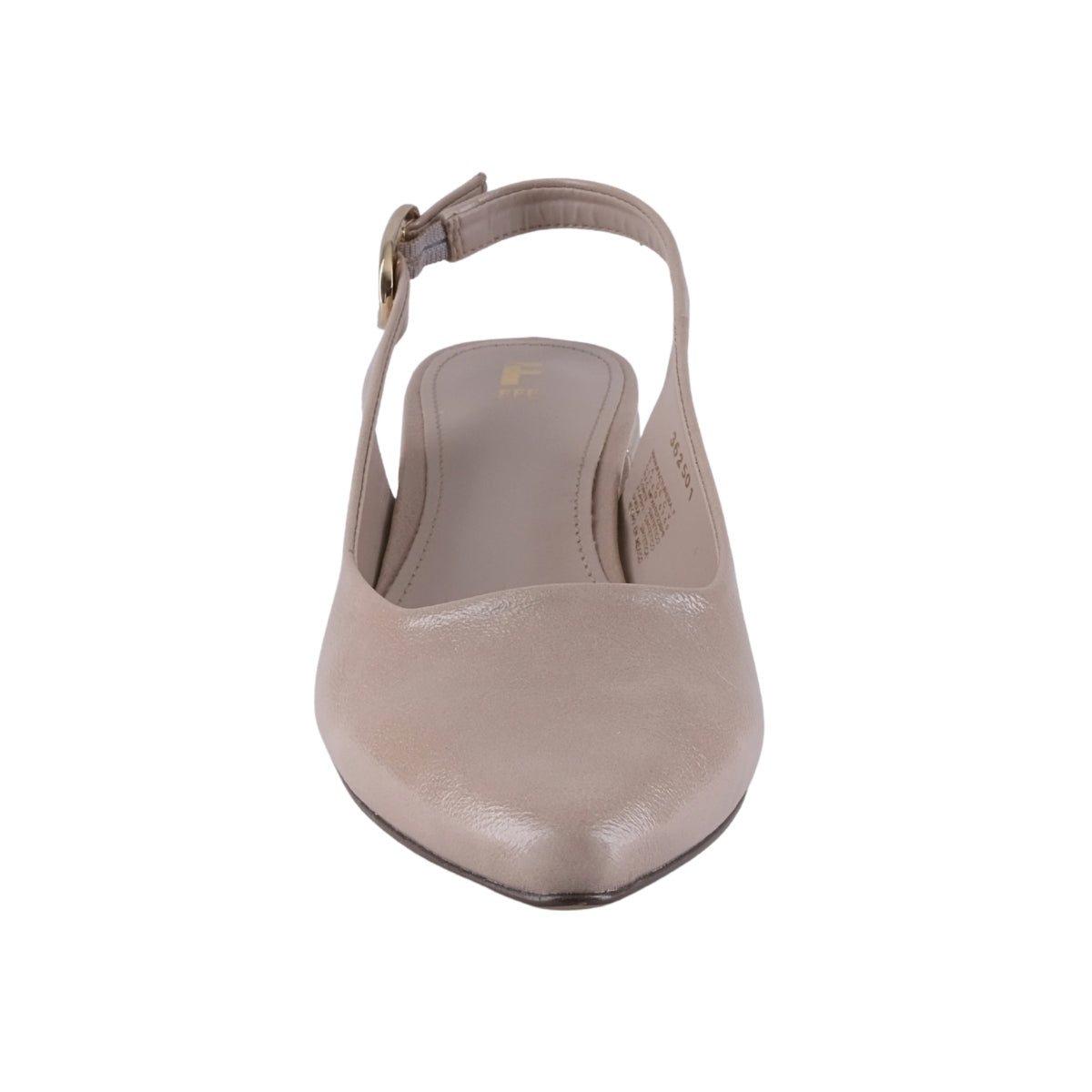 Zapatilla Mujer Tacón Bajo Negro Slingback 362501