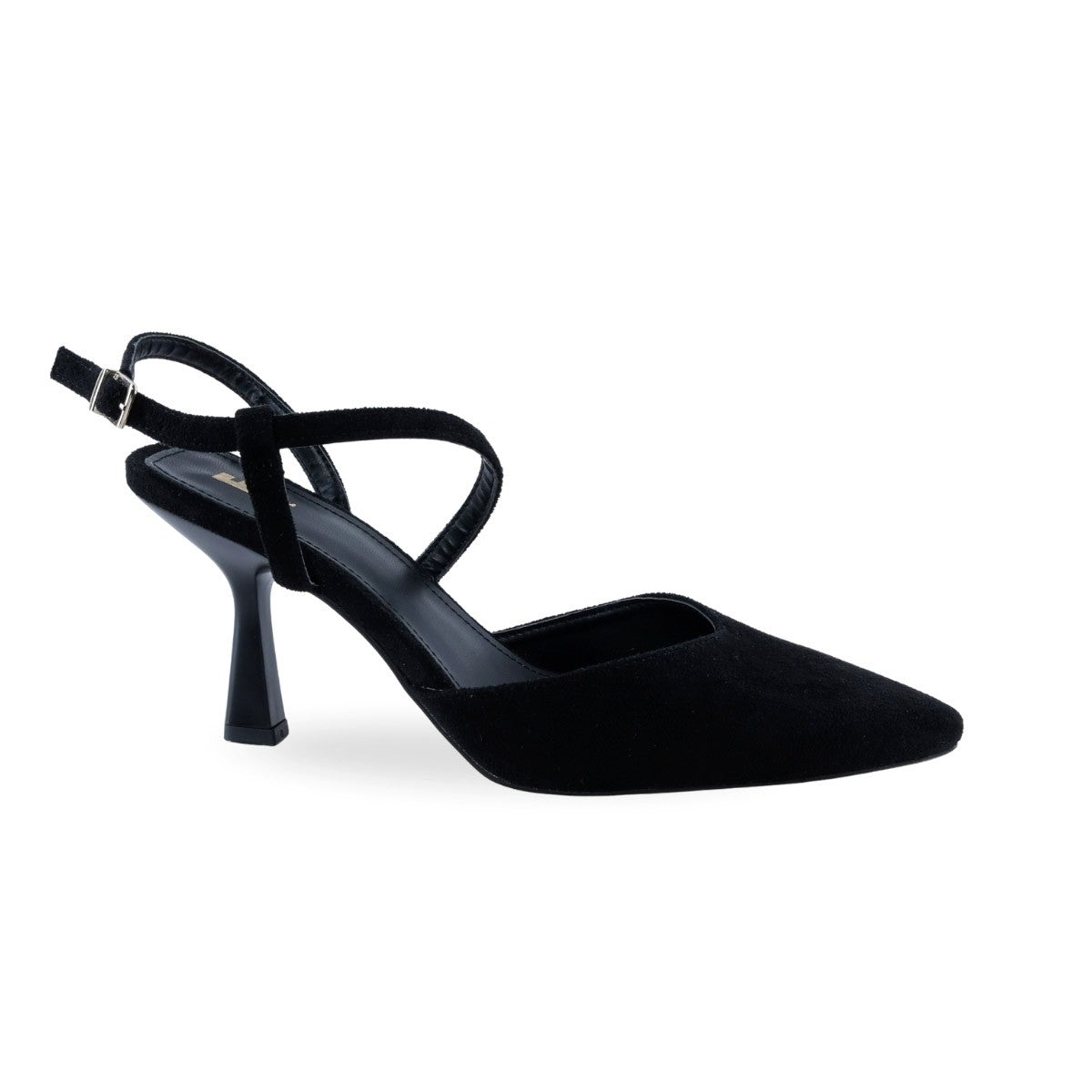 Zapatilla negra FE modelo 364702 de punta fina