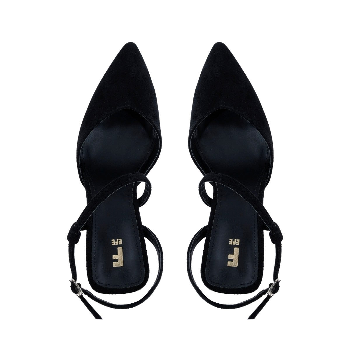 Zapatilla FE 364702 negra para oficina y eventos