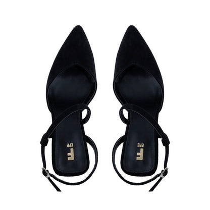 Zapatilla FE 364702 negra para oficina y eventos